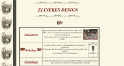 Desktop Screenshot of elinekesdesign.nl